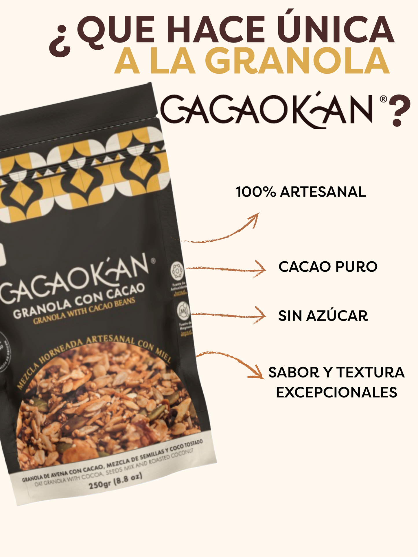 GRANOLA CON CACAO