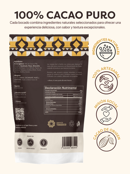 GRANOLA CON CACAO