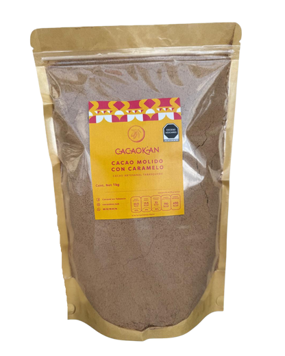 GROUND CACAO WITH CARAMEL