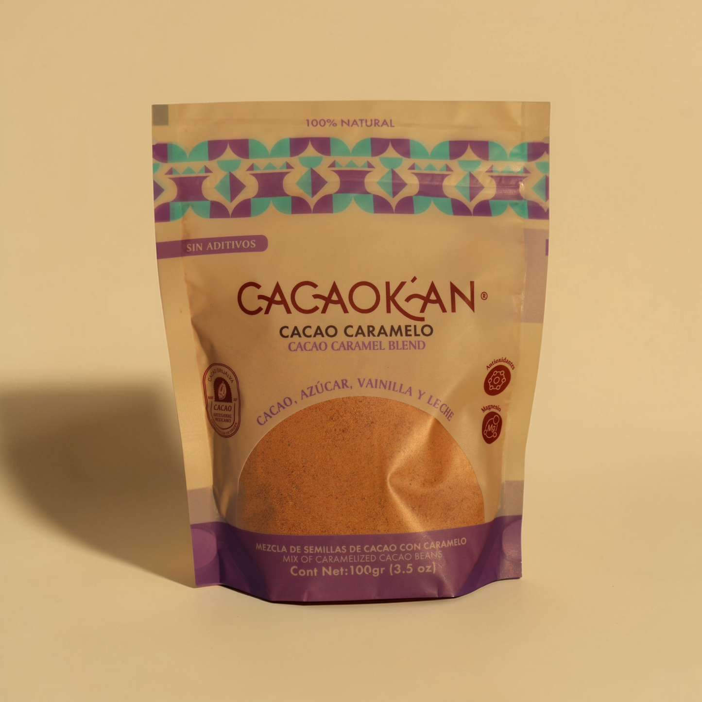 GROUND CACAO WITH CARAMEL