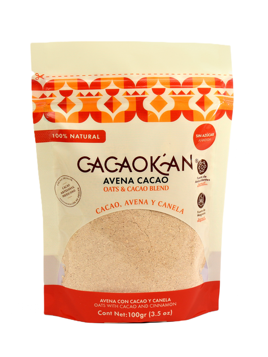AVENA CON CACAO Y CANELA